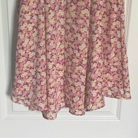 New! Ann Taylor Pink/Yellow Floral Fit & Flare Dress nwt 28398 - Picture 11 of 15